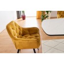 Стул SIGNAL CHERRY Velvet Bluvel 68 карри/черный мат